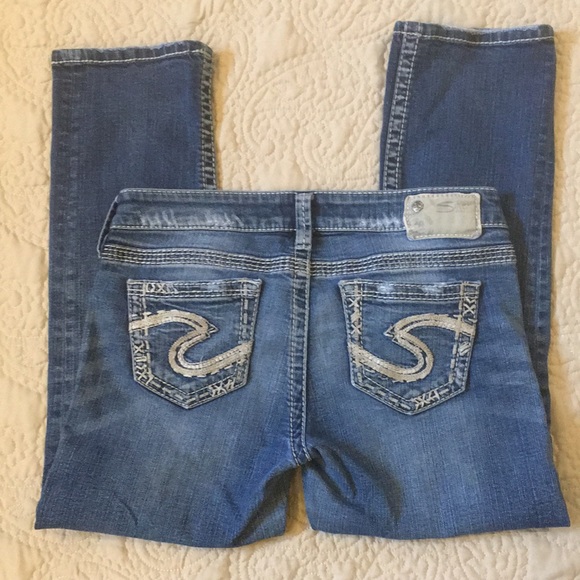 SILVER Tuesday Low Capri Jeans size 29 - Picture 9 of 14